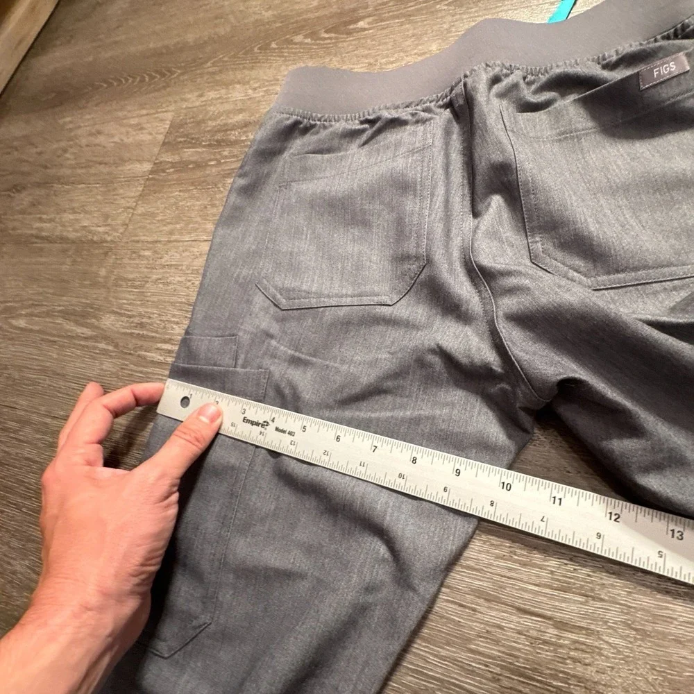 Figs Pants Womens XS Gray Yola Cargo Pockets‎ Nurse Hospital Medical Drawstring